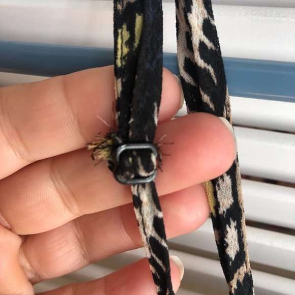 BCBGeneration Stripe Patterned Tiered Mini Dress Size S Black White Pink - Picture 7 of 7